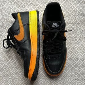 Rare Nike Air Force 1 Low 07 LV8 Black Orange Peel Men’s 8.5/Women’s 10